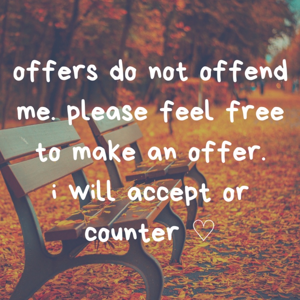 Offers don't offend me